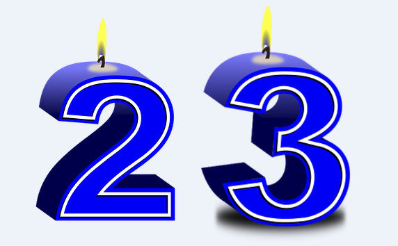 Рождение 23 августа. Рожденные 23 числа. Цифры свеча 23.