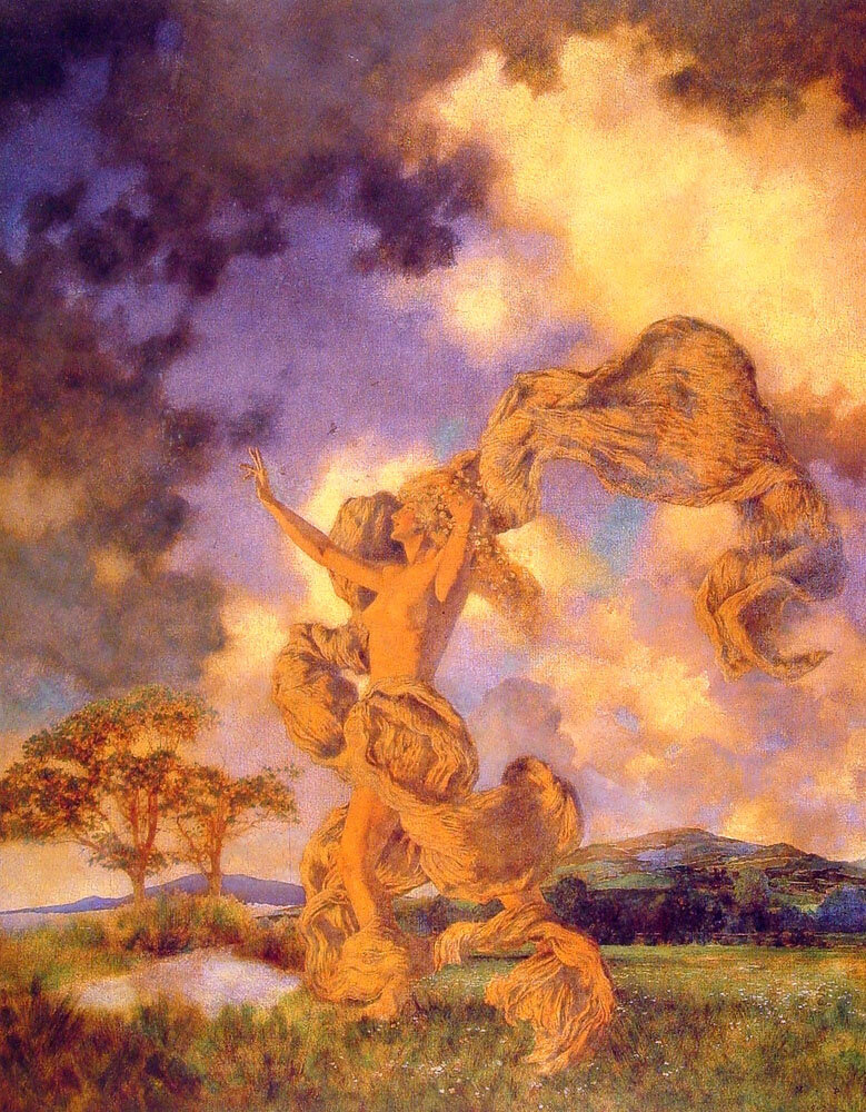 Один из немногих художников, давших имя цвету. Лазурь Максфилда Пэрриша ...