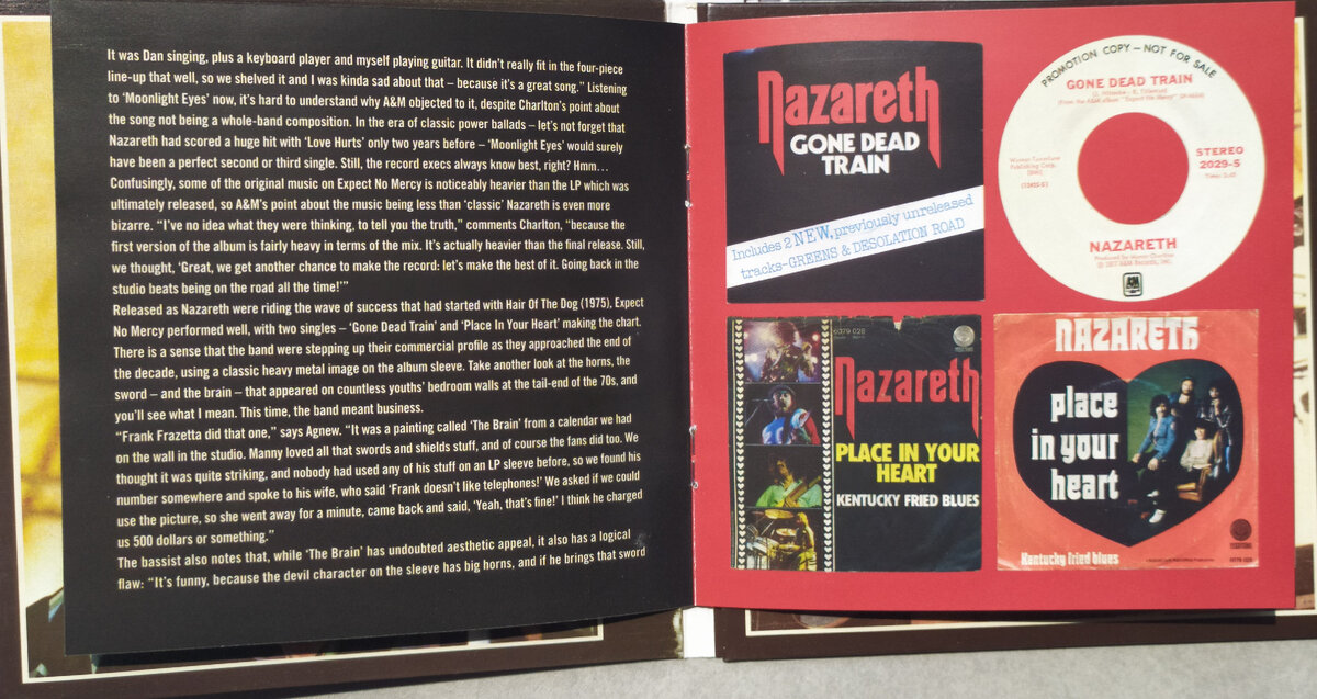 Nazareth "Expect No Mercy" (1977) CD - booklet 2
