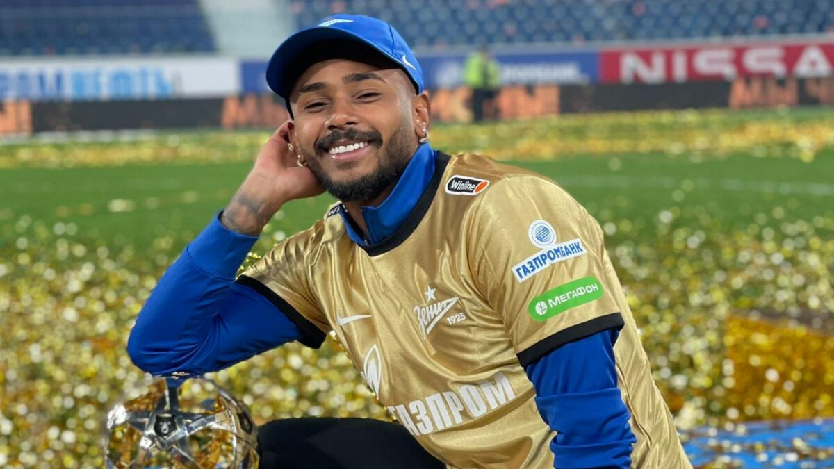 Вендел - чемпион России в составе Зенита. Фото из интернета.