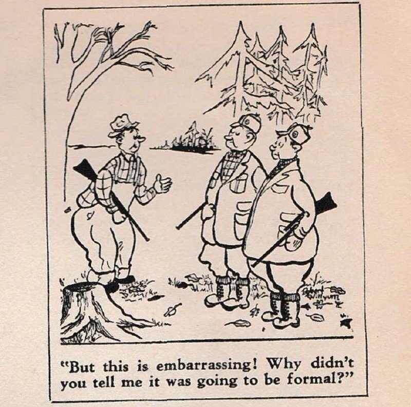 "Как неудобно! Что же вы не сказали мне, что форма обязательна!"