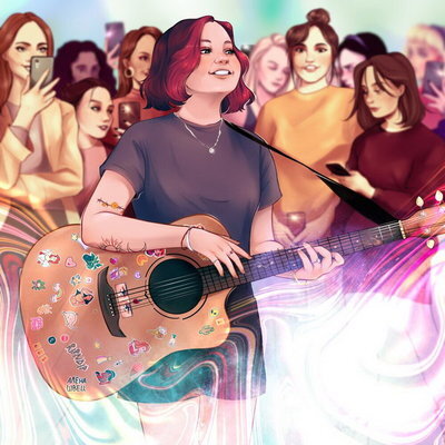 алёна швец. - мелкая с гитарой 