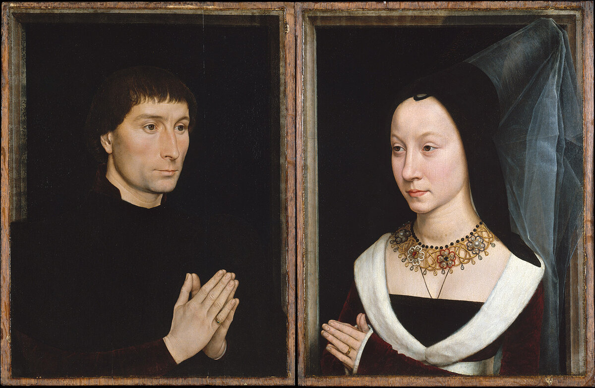 Томмазо ди Фолко Портинари (1428-1501); Мария Портинари (Мария Маддалена Барончелли, родилась в 1456 году), ок. 1470