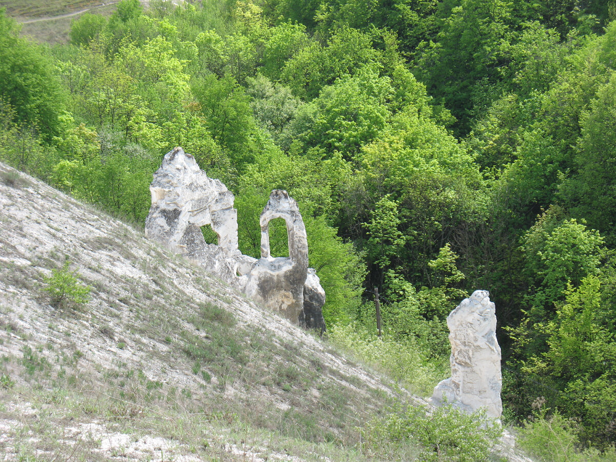 Дивногорье, меловые останцы