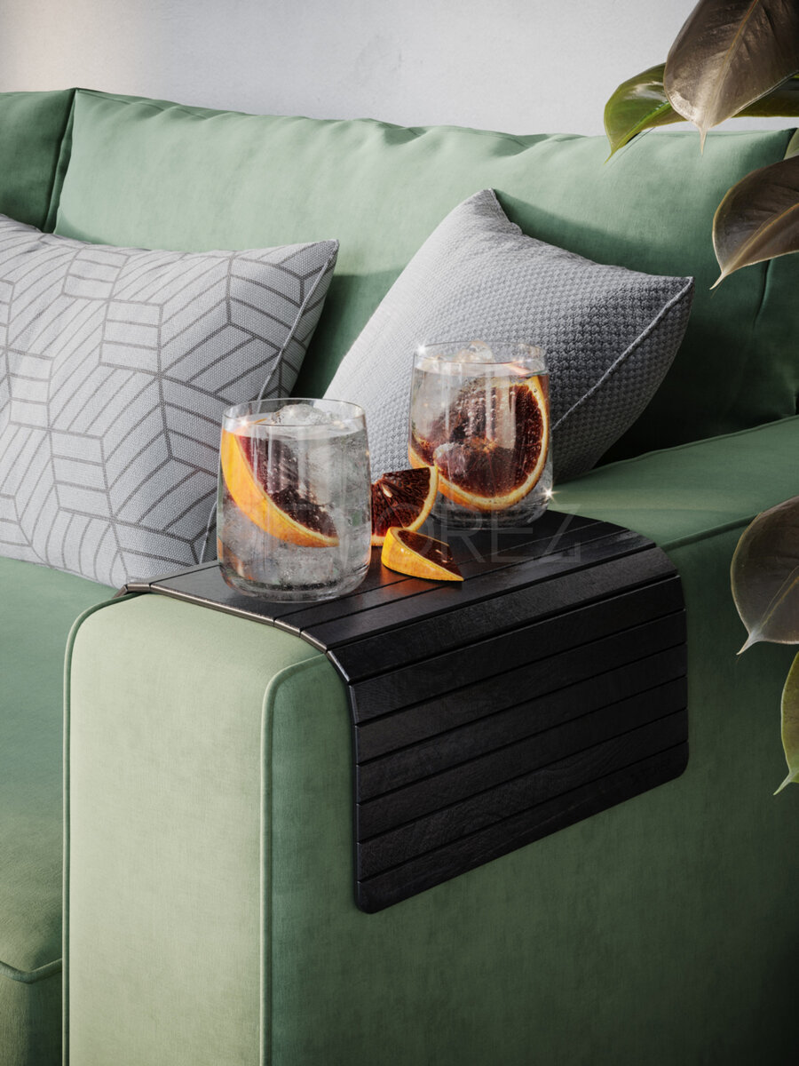 Гибкий столик из дерева "Coffee please"