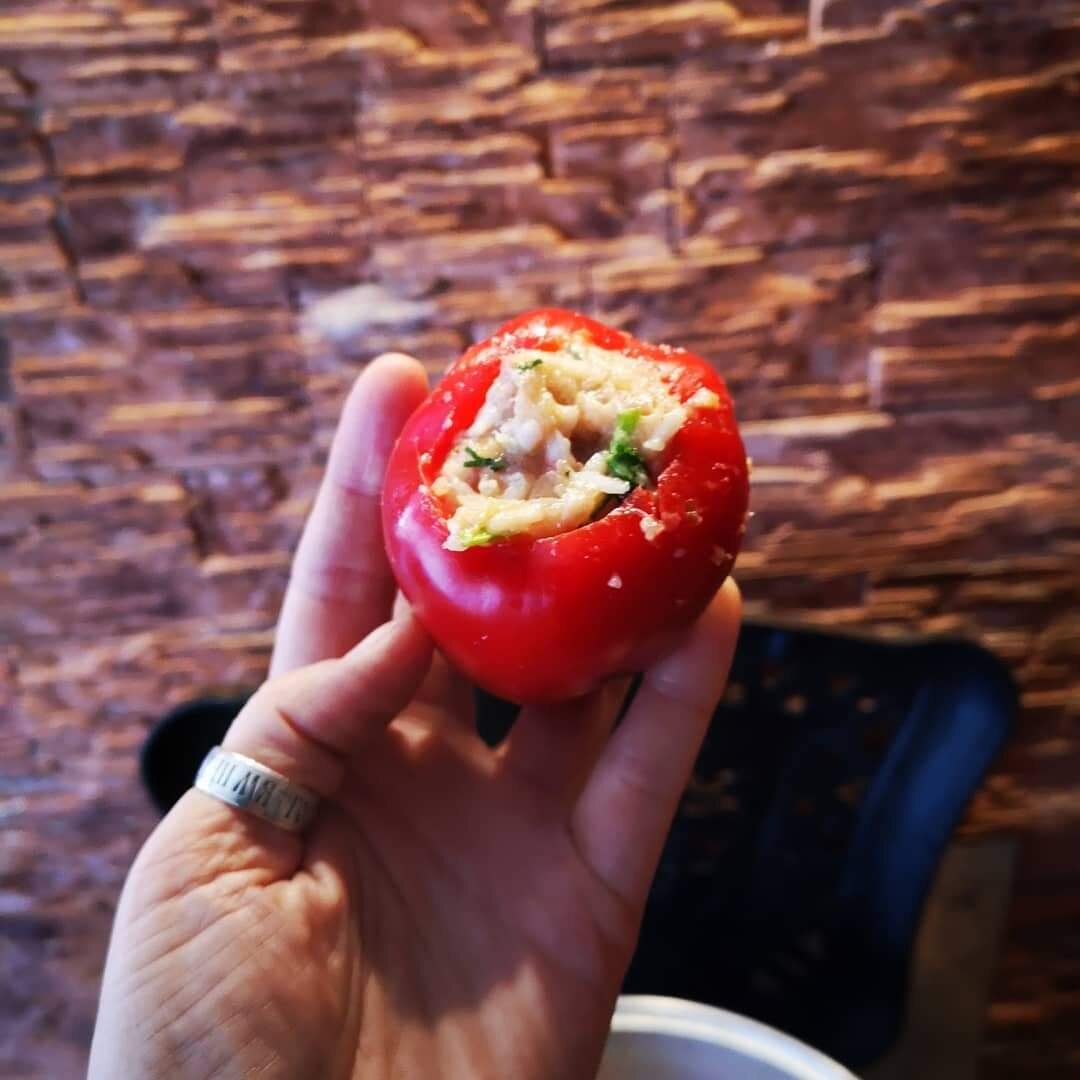 Перчик в казане на печи... 