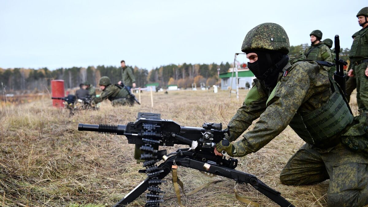    Военная подготовка мобилизованных в регионах России© РИА Новости / Павел Лисицын