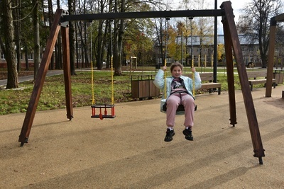    Сквер «Черемушки» в Можайске © Пресс-служба Министерства благоустройства Московской области