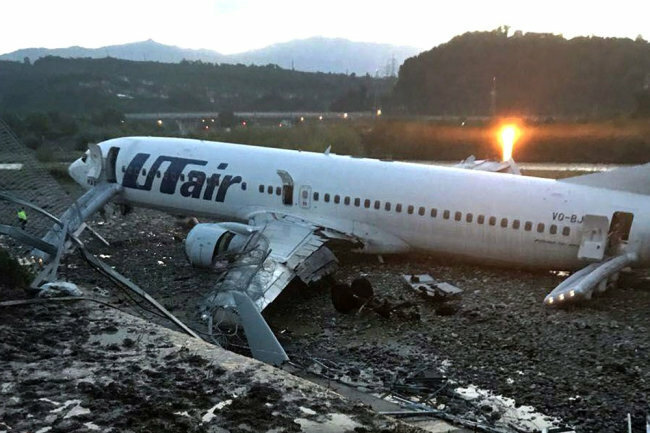 На месте катастрофы