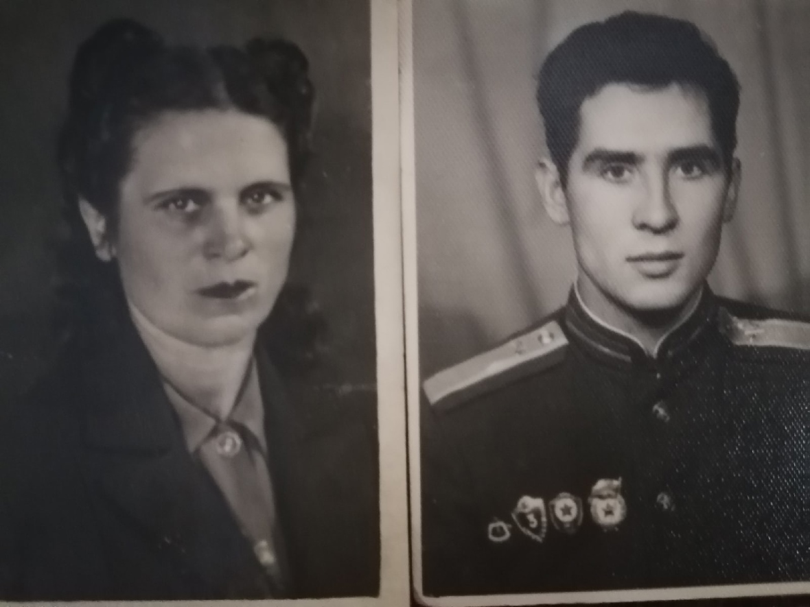 Клавдия Хмелькова и Николай, мой биологический дед