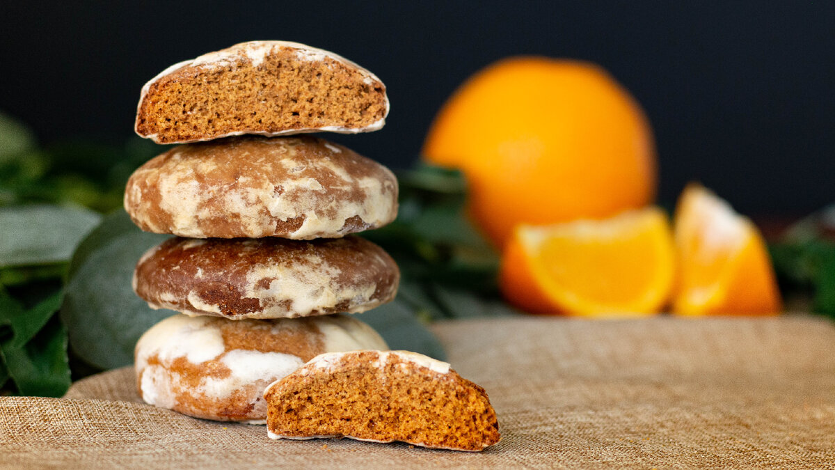 Пряник с апельсином