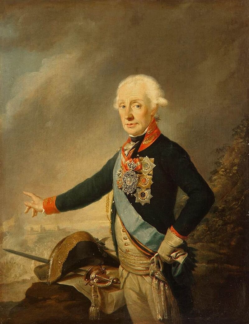 Портрет фельдмаршала графа А. В. Суворова.