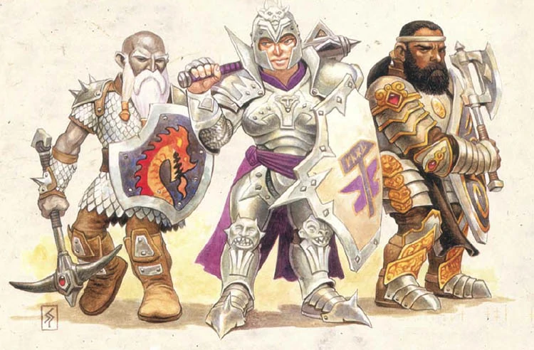 Дворфы в D&D (арт www.forgottenrealms.fandom.com).