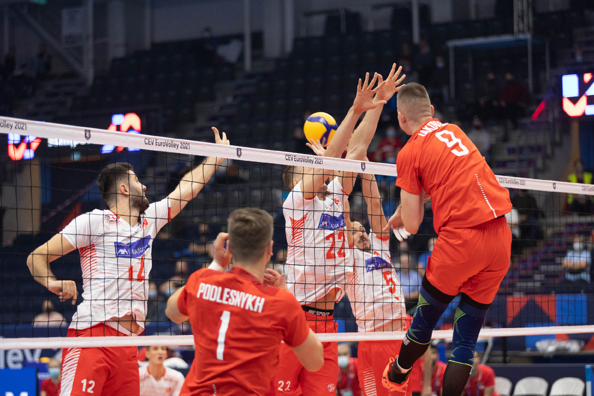 Россия vs Турция. Фото: CEV