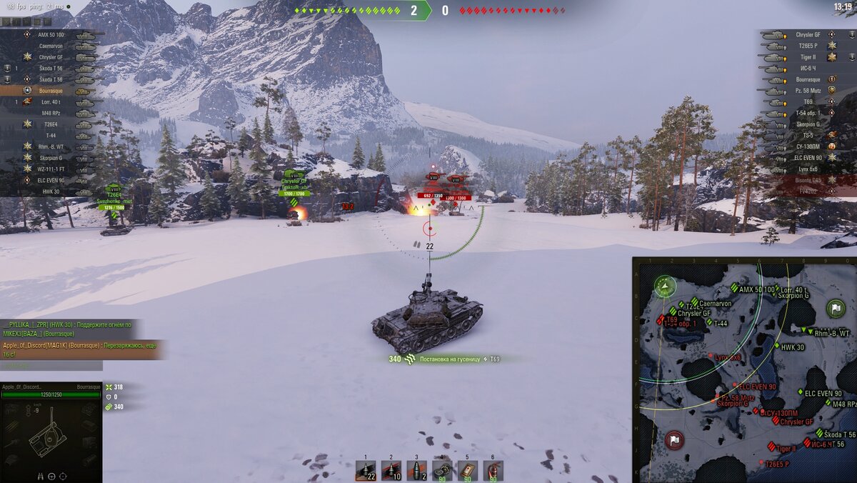 Хорошая позиция для средних танков. Сюда можно приехать даже на танке с не самой бронированной башней.