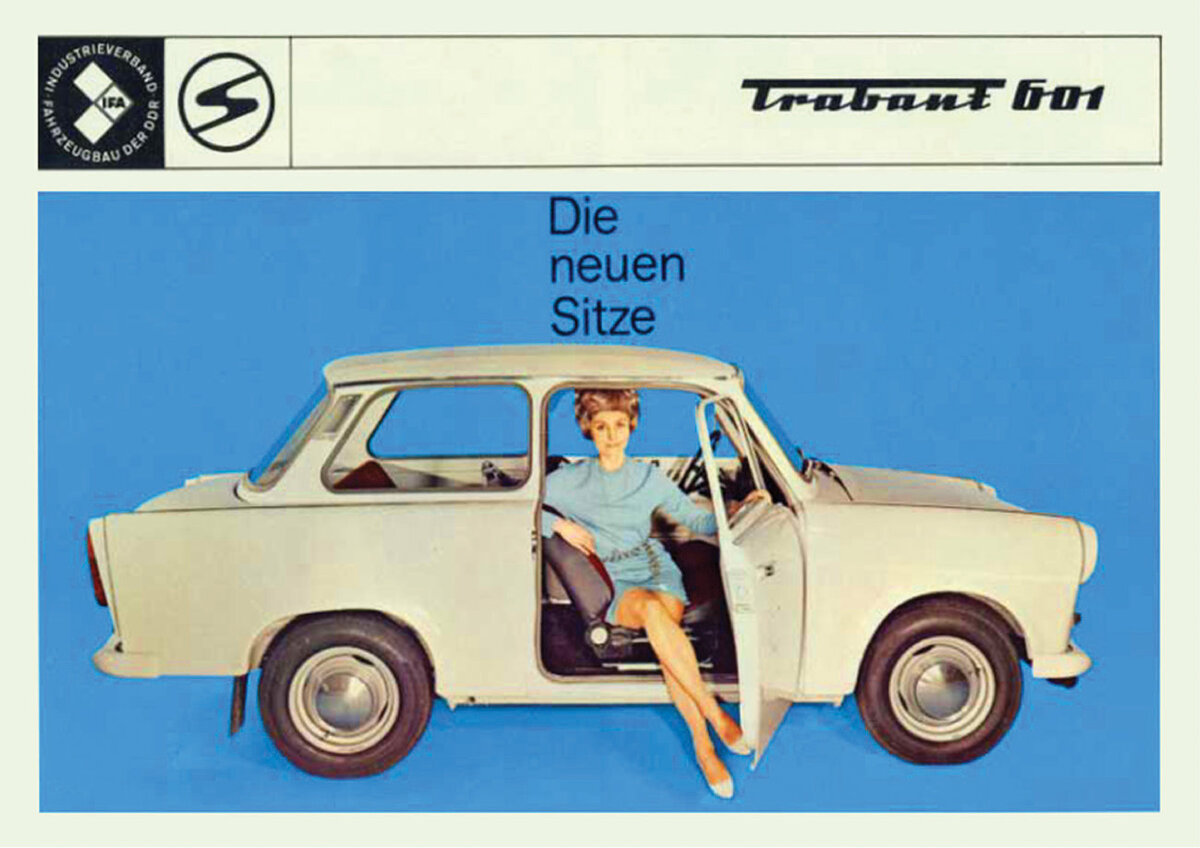 Реклама Trabant 601, ГДР. 