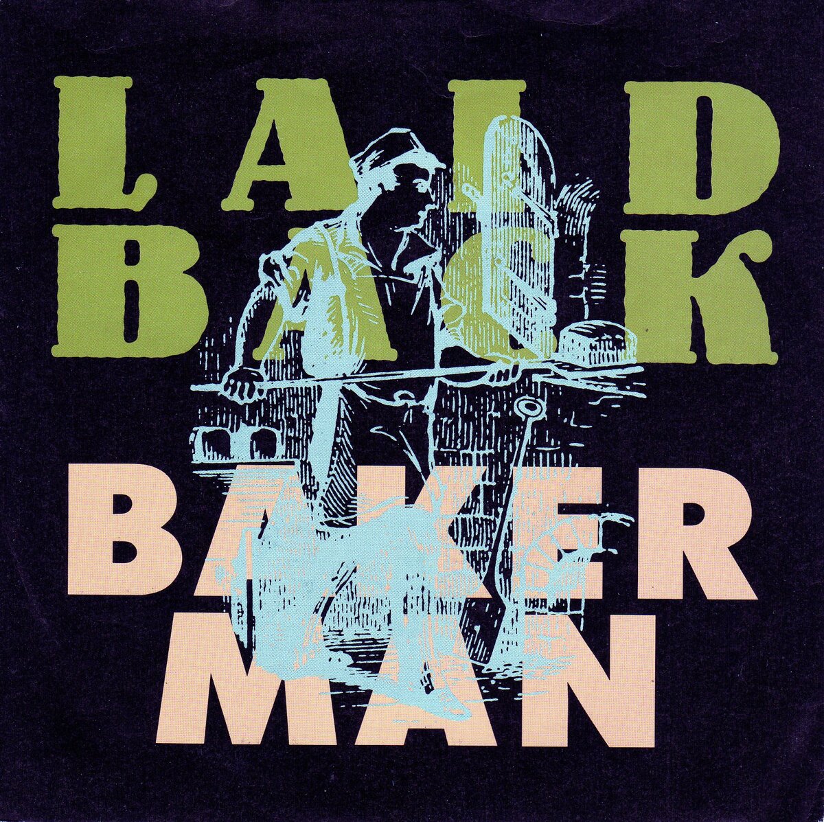 Обложка сингла "Bakerman" датского электронного дуэта Laid Back