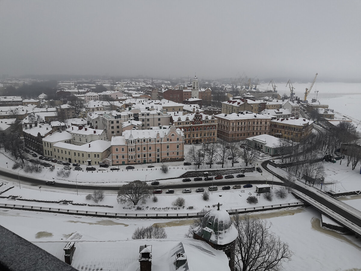 Выборг зимний. Немного мрачноватый, но от этого не менее любимый
