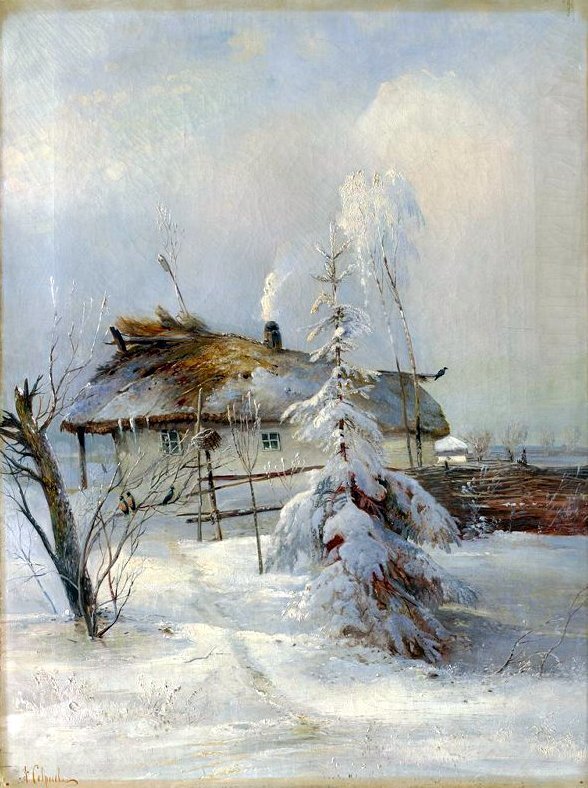 Алексей Саврасов «Зима», 1870 год