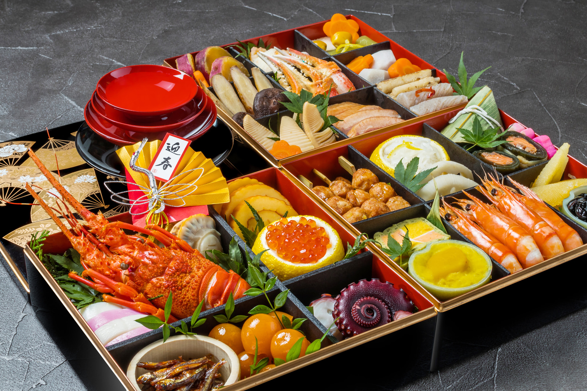 Как называется еда. Осечи-риори. Осэти РЁРИ. Япония осэти РЁРИ. Osechi-Ryōri.