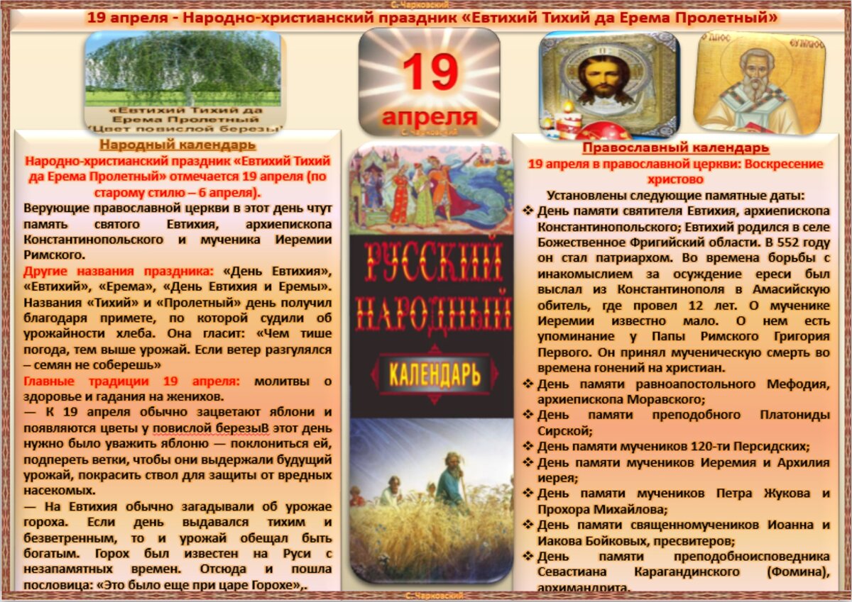 12 апреля праздник приметы. 12 апреля праздник приметы