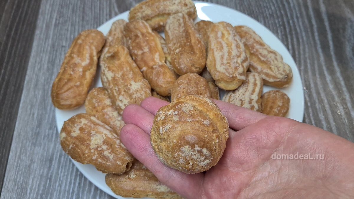 эклеры из заварного теста