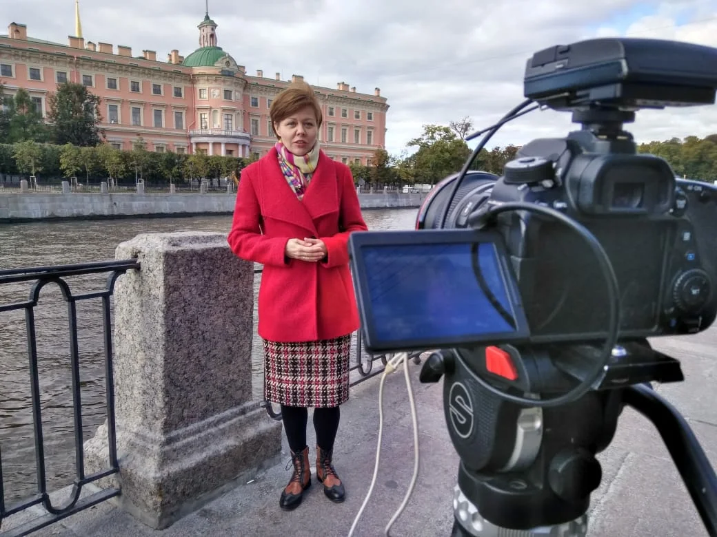 На съемках программы "День ангела"