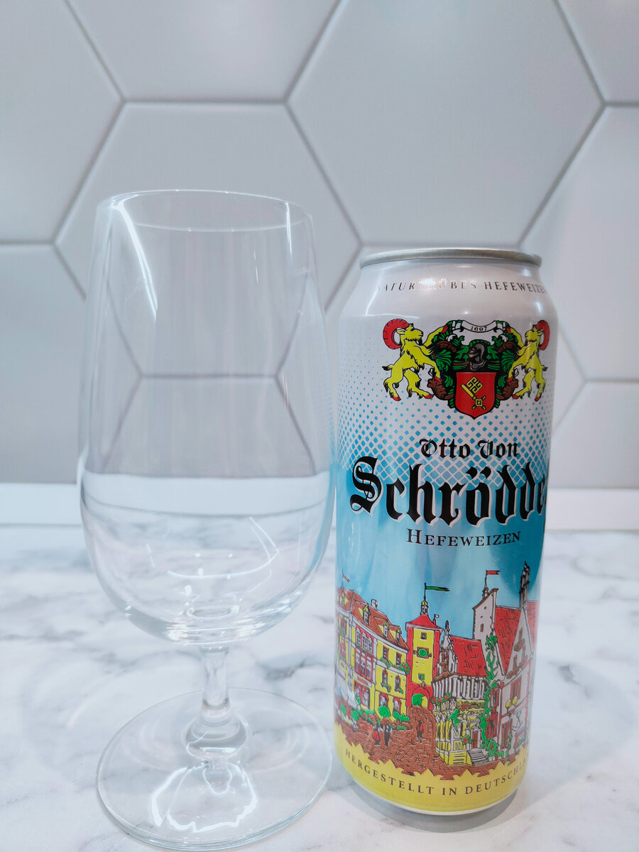 Пиво "Otto Von Schrödder Hefeweizen" (Отто Фон Шрёддер Пшеничное)