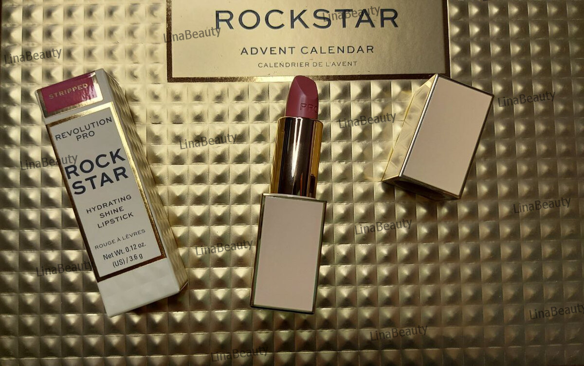 Revolution Pro Rockstar Hydrating Shine Lipstick Stripped