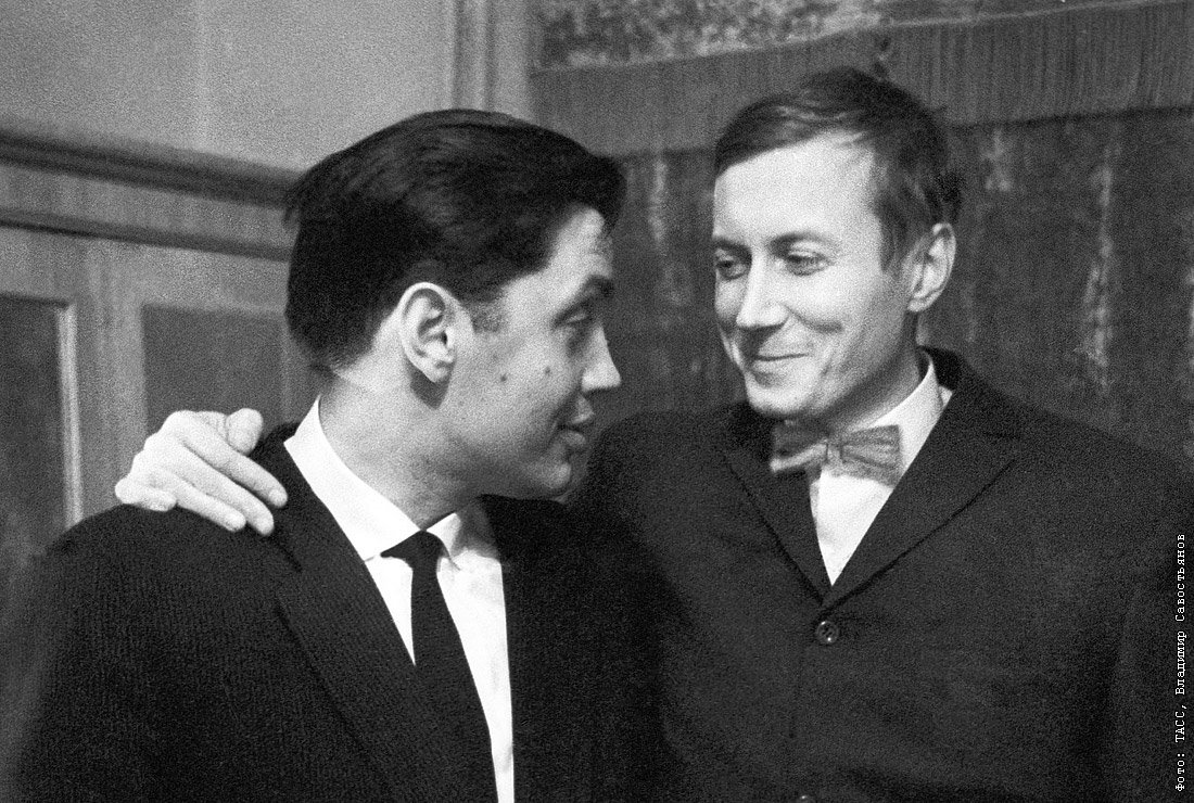 Рождественский и Евтушенко. Фото из интернета
