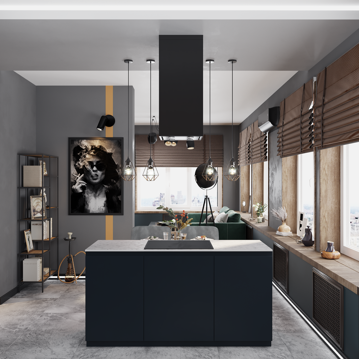 Дизайн-проект ЖК "Домашний", г. Москва (автор проекта: Эльмира Санатуллина)