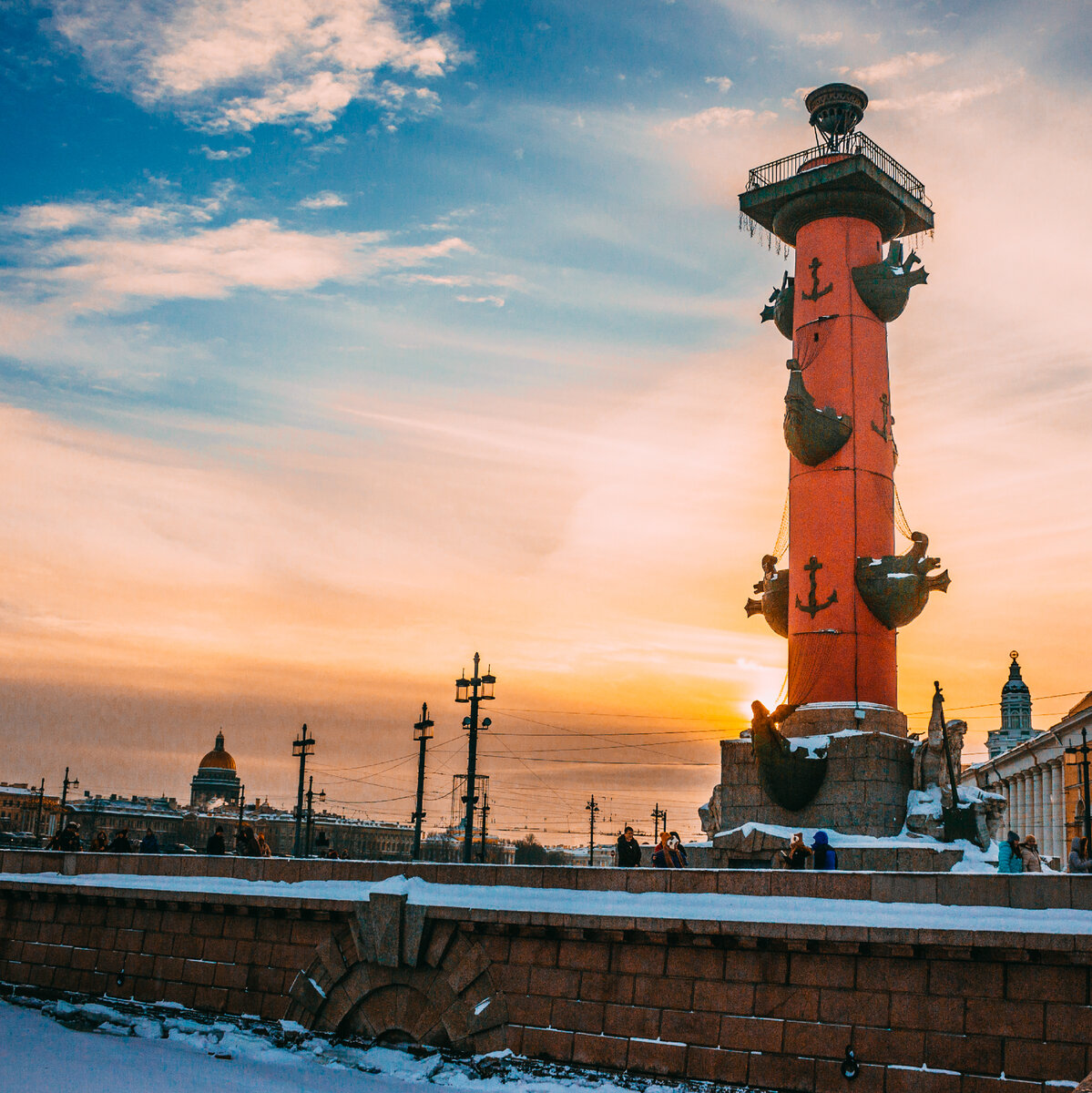 Ростральные колонны санкт петербург картинки
