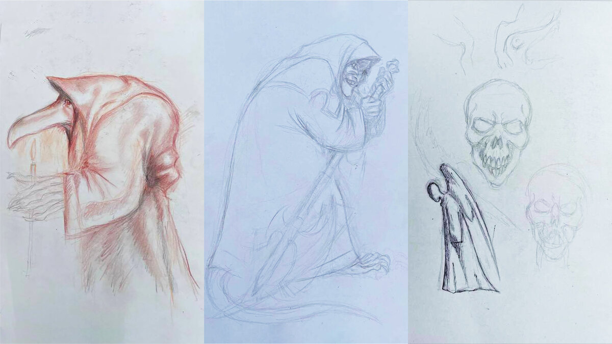 Рисунки медика батальона «Донбасс»