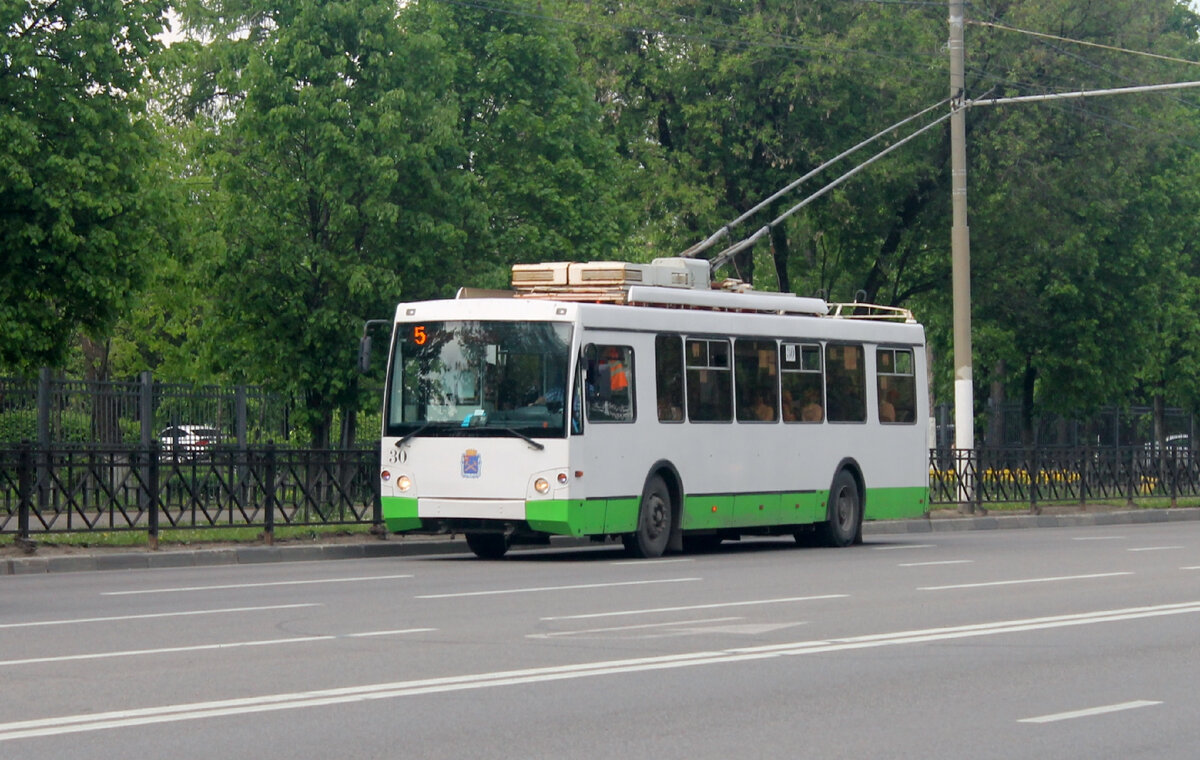 ул. Кирова, маршрут № 5, троллейбус ТролЗа-5264.05 "Слобода"