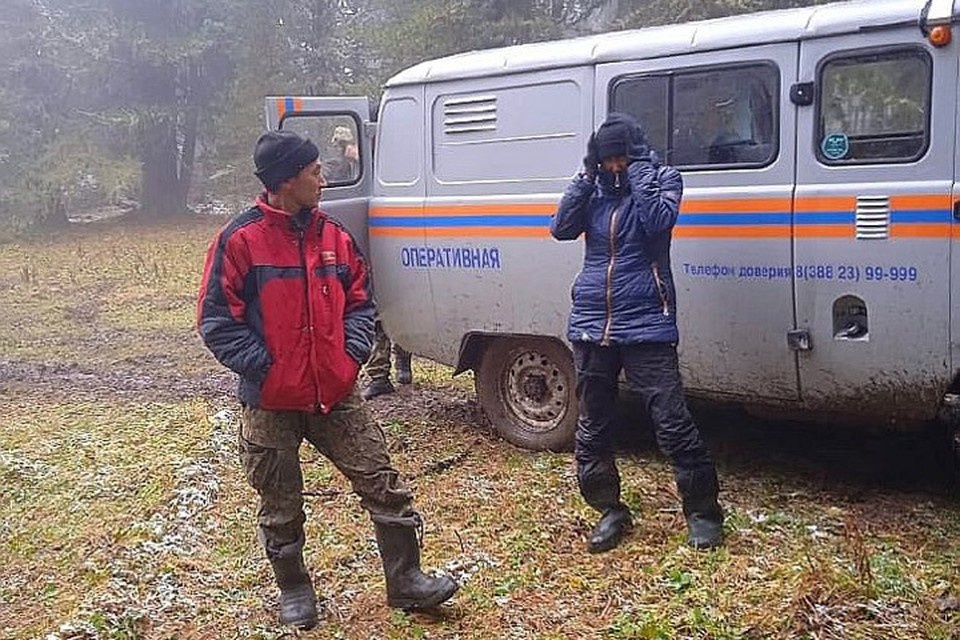     Медицинская помощь женщине не потребовалась. Фото: ГОЧС и ПБ в Республике Алтай