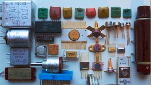 В этих радиодеталях есть точно драгметаллы! Золото Палладий серебро ...