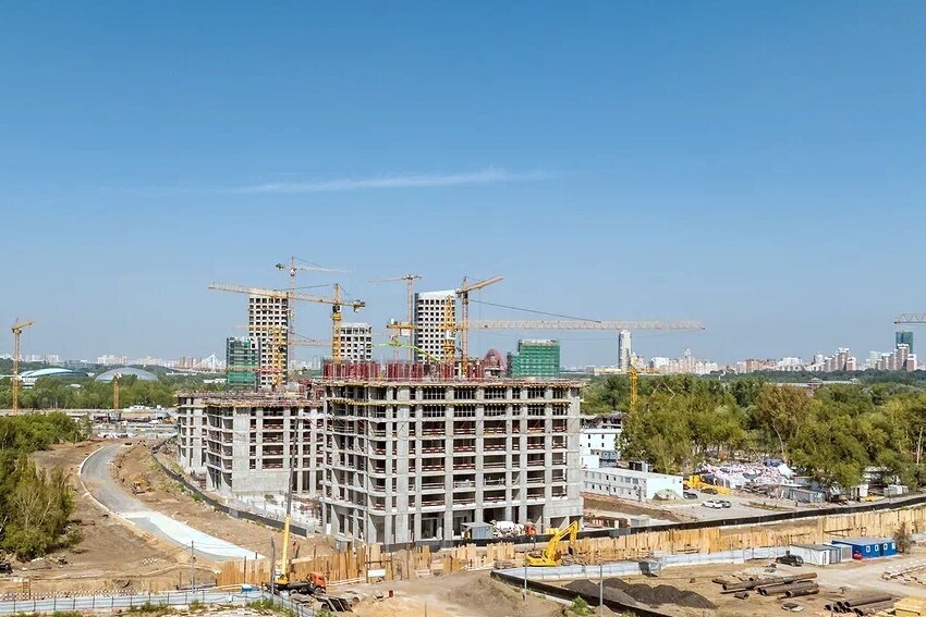 ЖК «Остров» — аэросъемка Новострой-М