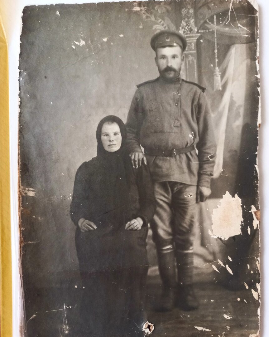 Моя пра-пра бабушка Лукерья с мужем Иваном