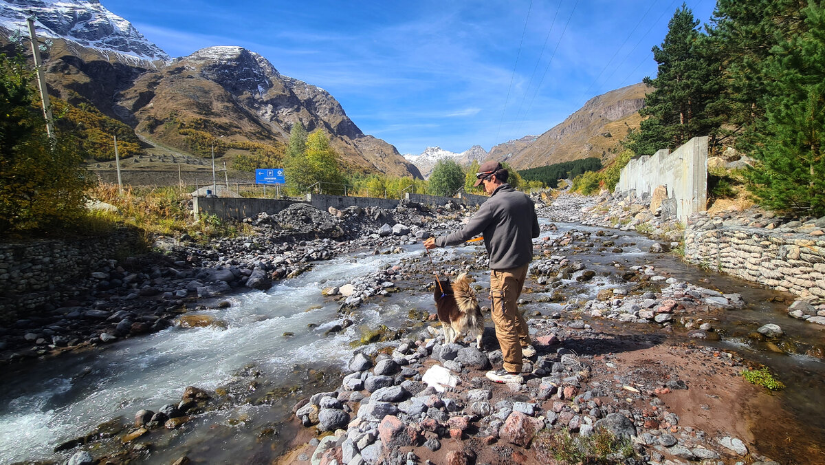 Остановка у реки Гарабаши