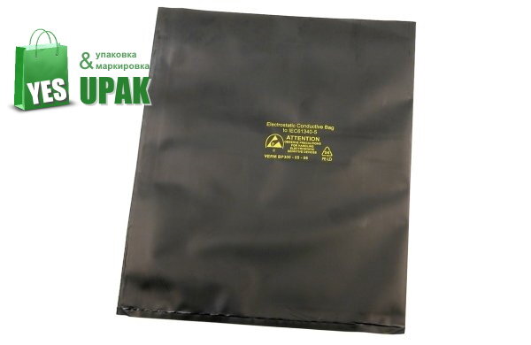 черный антистатический пакет
