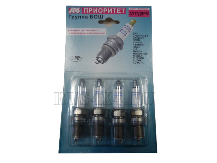 Свеча зажигания АУ17ДВРМ ЭЗ-г.Энгельс (зам. Brisk DR17YC, ЗМЗ-40904,40905)