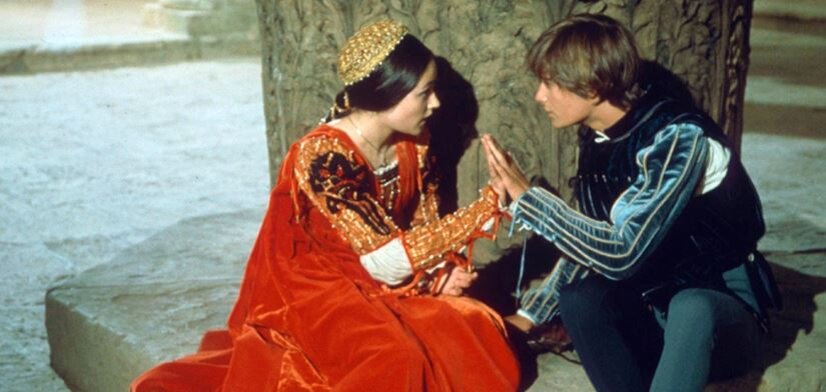 Кадр из фильма  «Ромео и Джульетта»