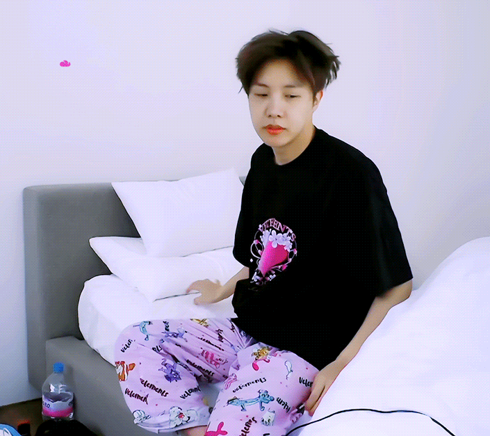 BTS. J-Hope in pajama.