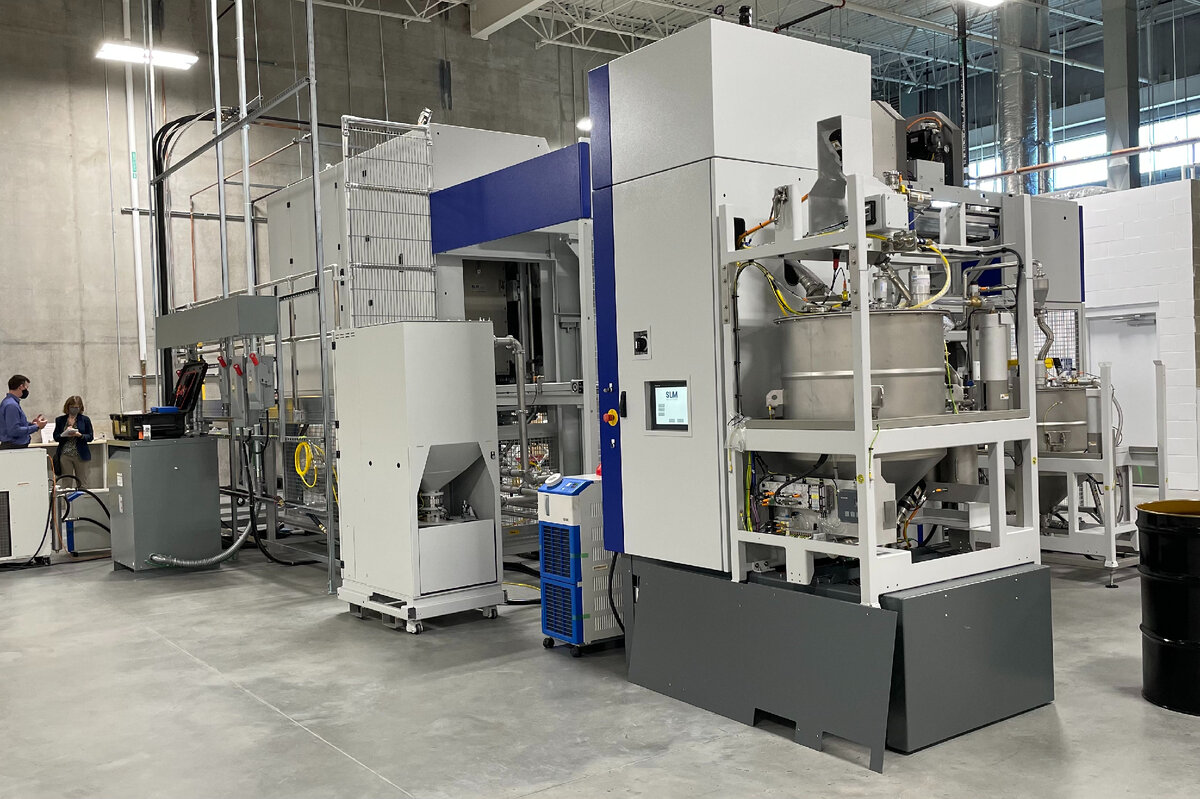 3D-принтер SLM800 в инжиниринговом центре Wabtec в Питтсбурге. Источник: additivemanufacturing.media