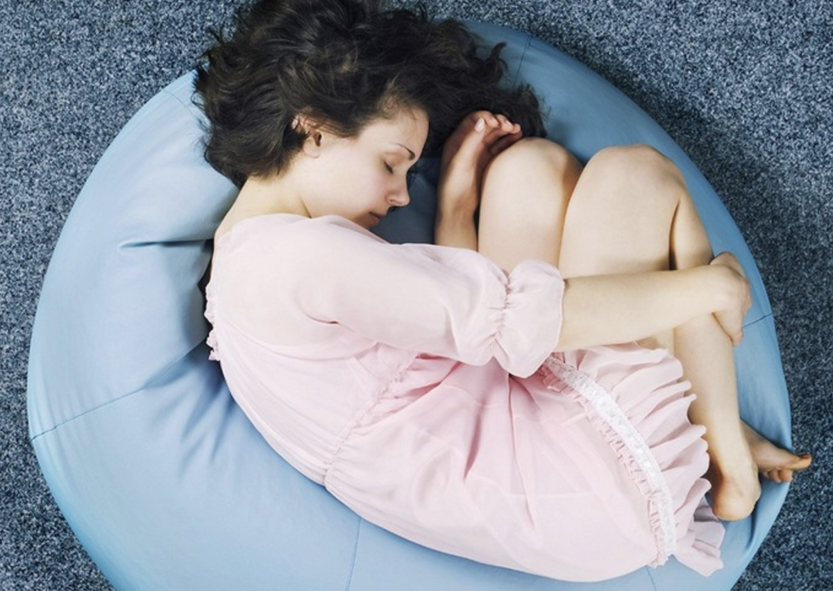 Упражнение "Поза эмбриона" Слайд автора