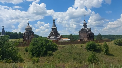 Велопоход в Новый Иерусалим Валуйского района Белгородской области. Показываю всю красоту деревянного зодчества в Старо-Русском стиле