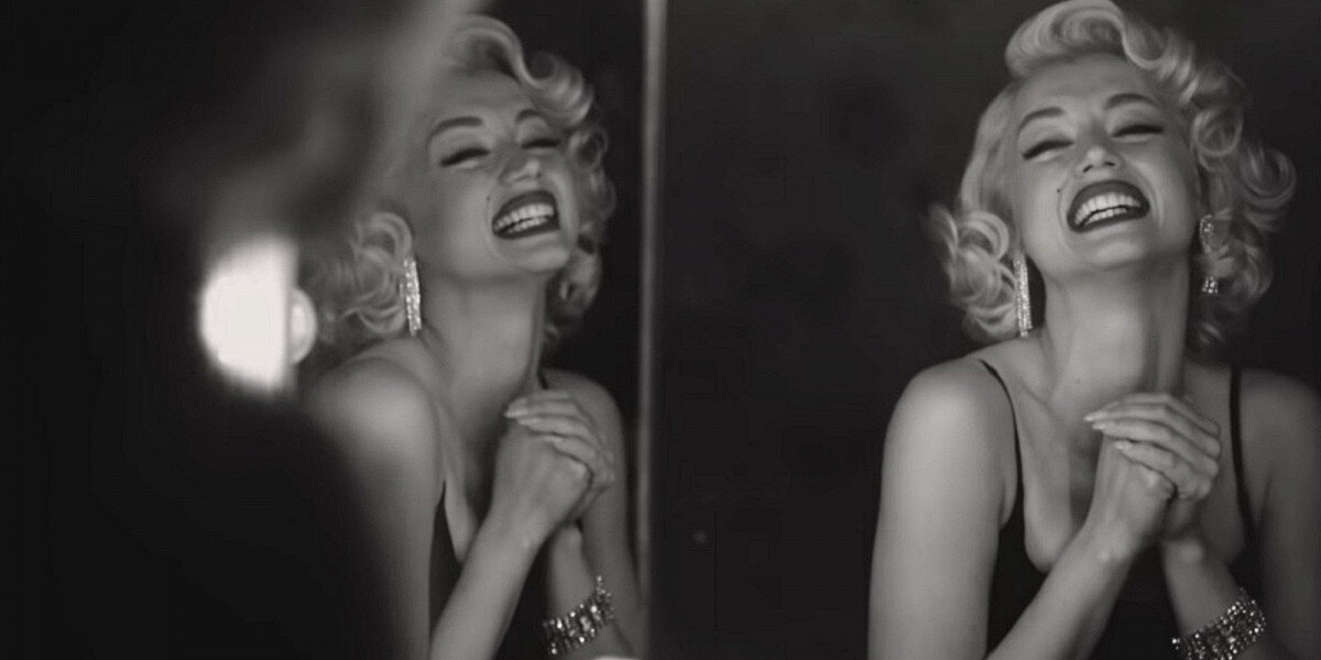 Ана де Армас в образе Мэрилин Монро 