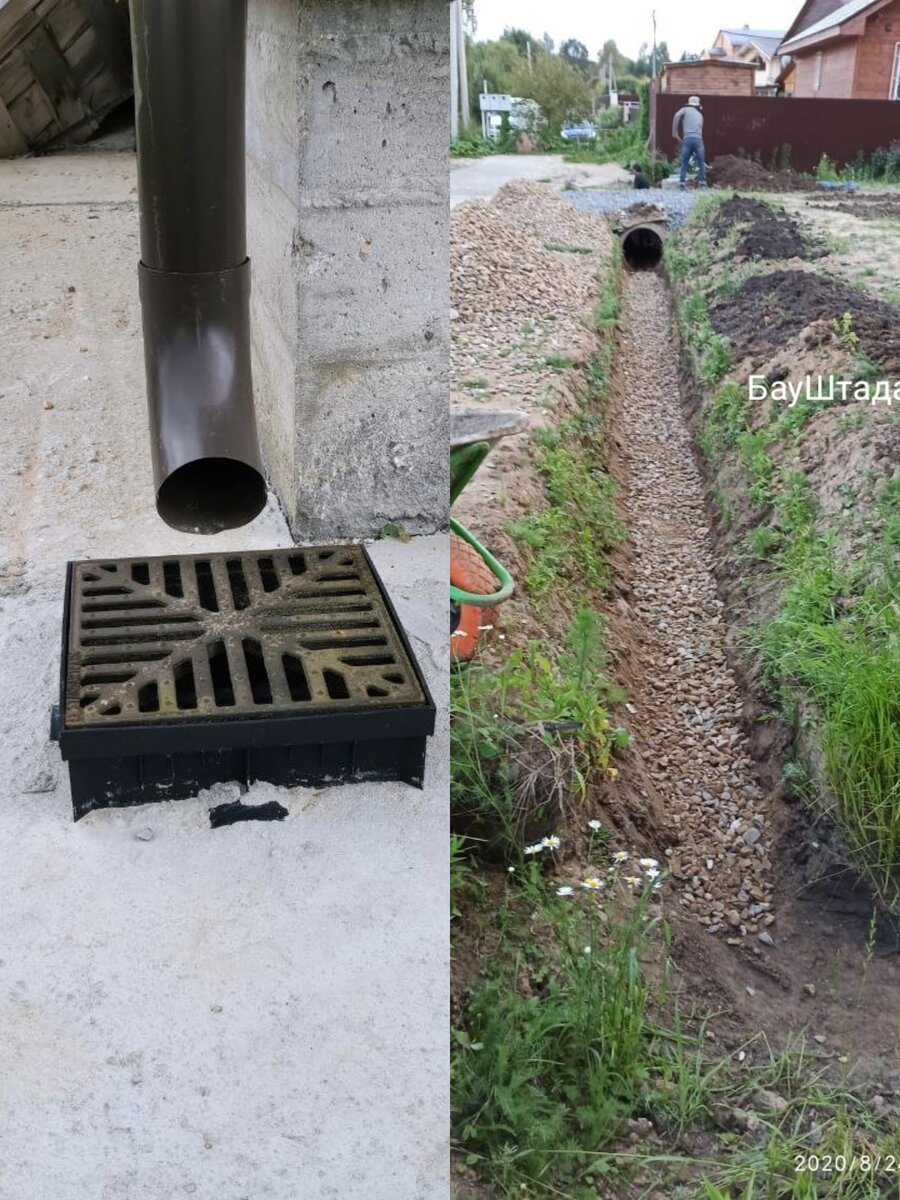Монтаж ливневой канализации - Устройство дождевой канализации