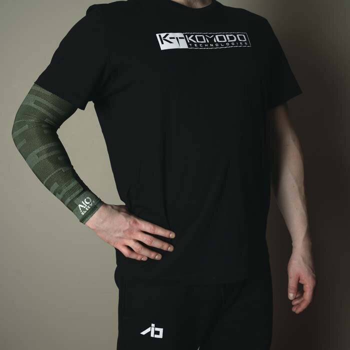 Komodo Technologies📷Умный рукав от Komodo Technologies использует технологию электрокардиограммы (ЭКГ) для контроля сердечного ритма. Рукав дает точные данные о частоте сердечных сокращений, отслеживает интенсивность сна и физической нагрузки, температуру тела, качество воздуха и УФ-лучей.