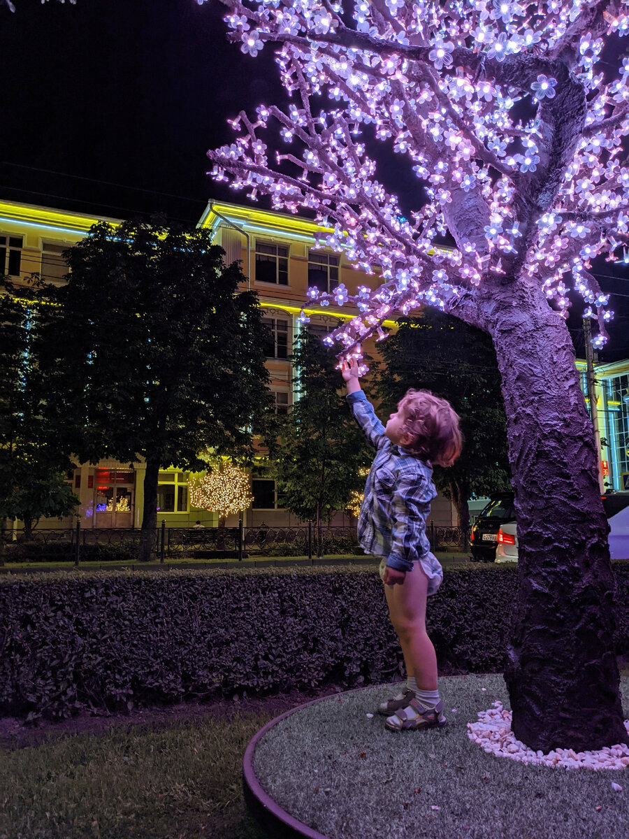 Вечером в Ставрополе.